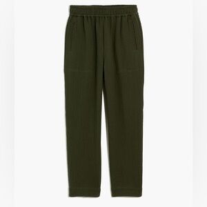 Madewell Pull-On High-Rise Tapered Pants Diamond Jacquard